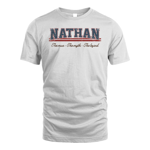 The Man The Myth The Legend Vintage Shirt NATHAN M1-6
