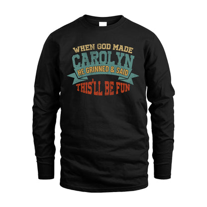 The Man The Myth The Legend Sporty Shirt CAROLYN M1-15