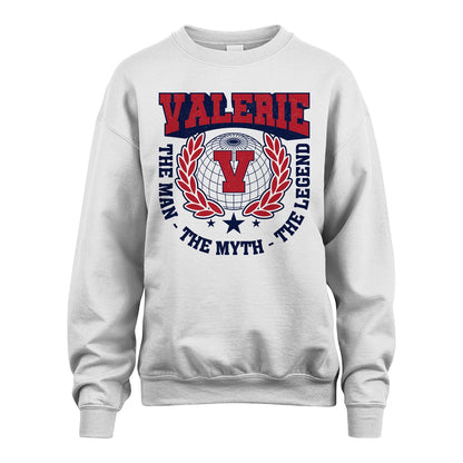 The Man The Myth The Legend Logo Shirt VALERIE M1-30