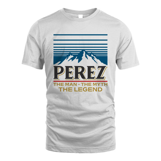The Man The Myth The Legend Vintage Mountain Shirt PEREZ M1-19