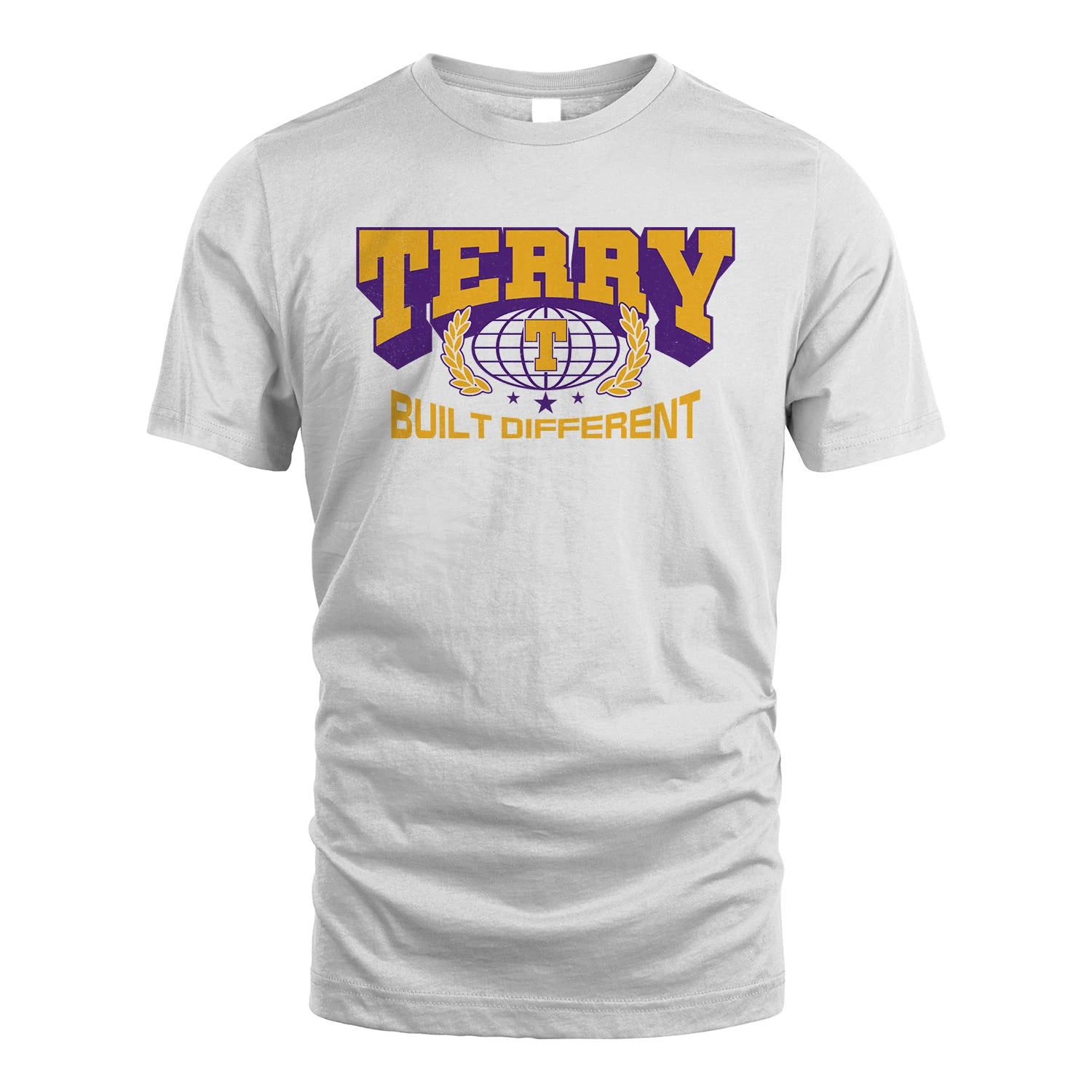Your Name Built Different Sporty Shirt TERRY M1-32