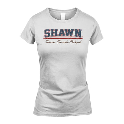 The Man The Myth The Legend Vintage Shirt SHAWN M1-6