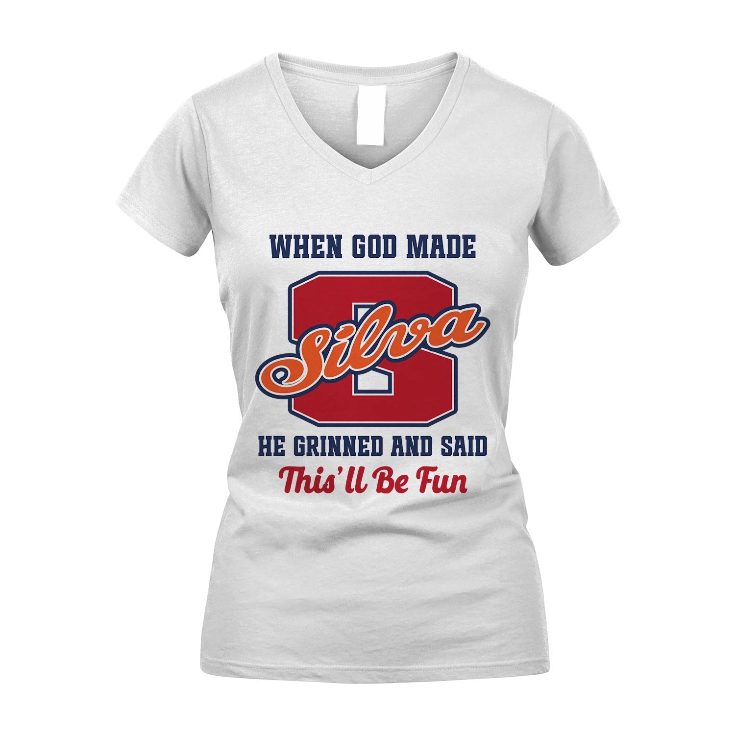 God Made Your Name Custom Shirt SILVA M1-16