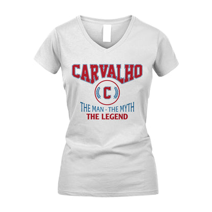 The Man The Myth The Legend Jet Style Shirt CARVALHO M1-9