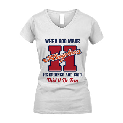 God Made Your Name Custom Shirt HUGHES M1-16