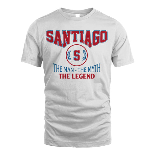 The Man The Myth The Legend Jet Style Shirt SANTIAGO M1-9