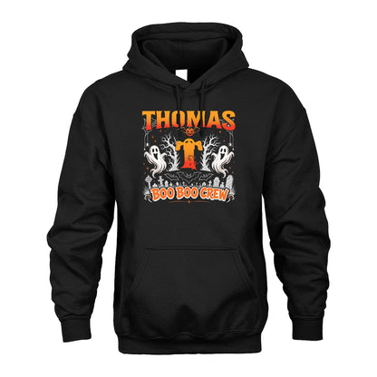 Boo Boo Crew Halloween Custom Name Shirt THOMAS M1-28