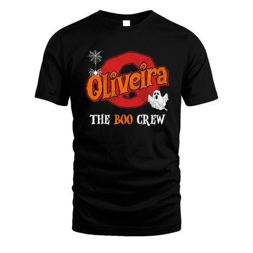 The Boo Crew Halloween Custom Name Shirt OLIVEIRA M1-22