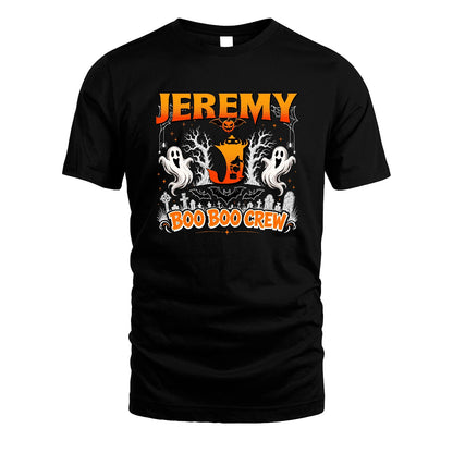 Boo Boo Crew Halloween Custom Name Shirt JEREMY M1-28