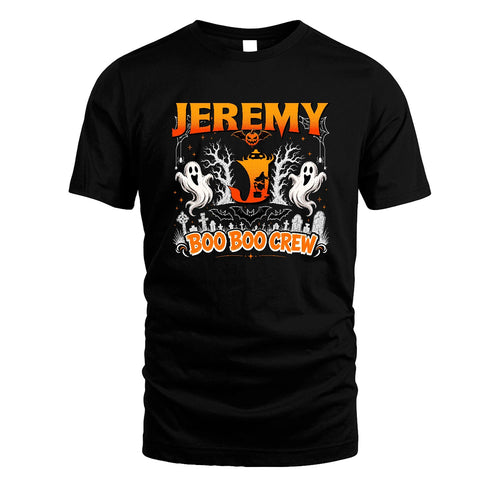 Boo Boo Crew Halloween Custom Name Shirt JEREMY M1-28