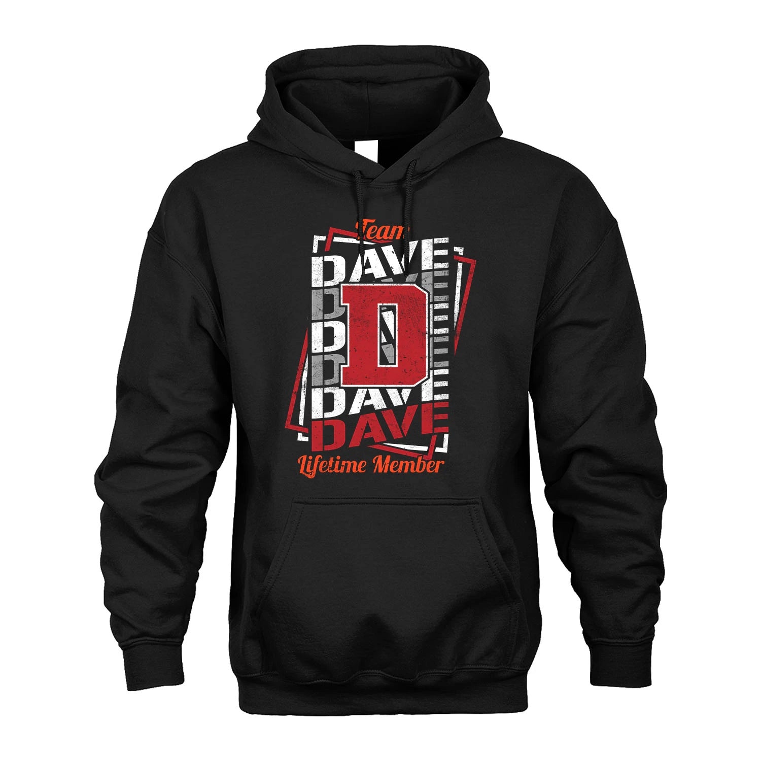 Team Your Name Lifetime Member Sporty Shirt DAVE M1-25