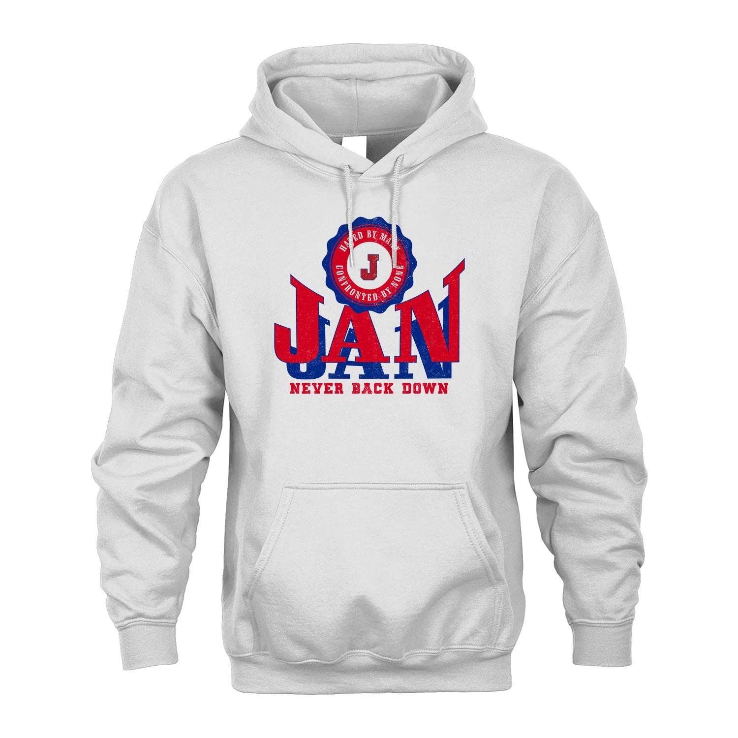 Your Name Never Back Down Shirt JAN M1-33