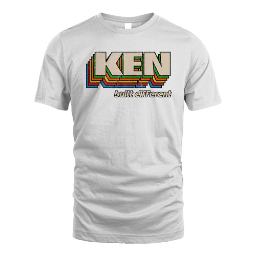 Your Name Built Different Retro Shirt KEN M1-26