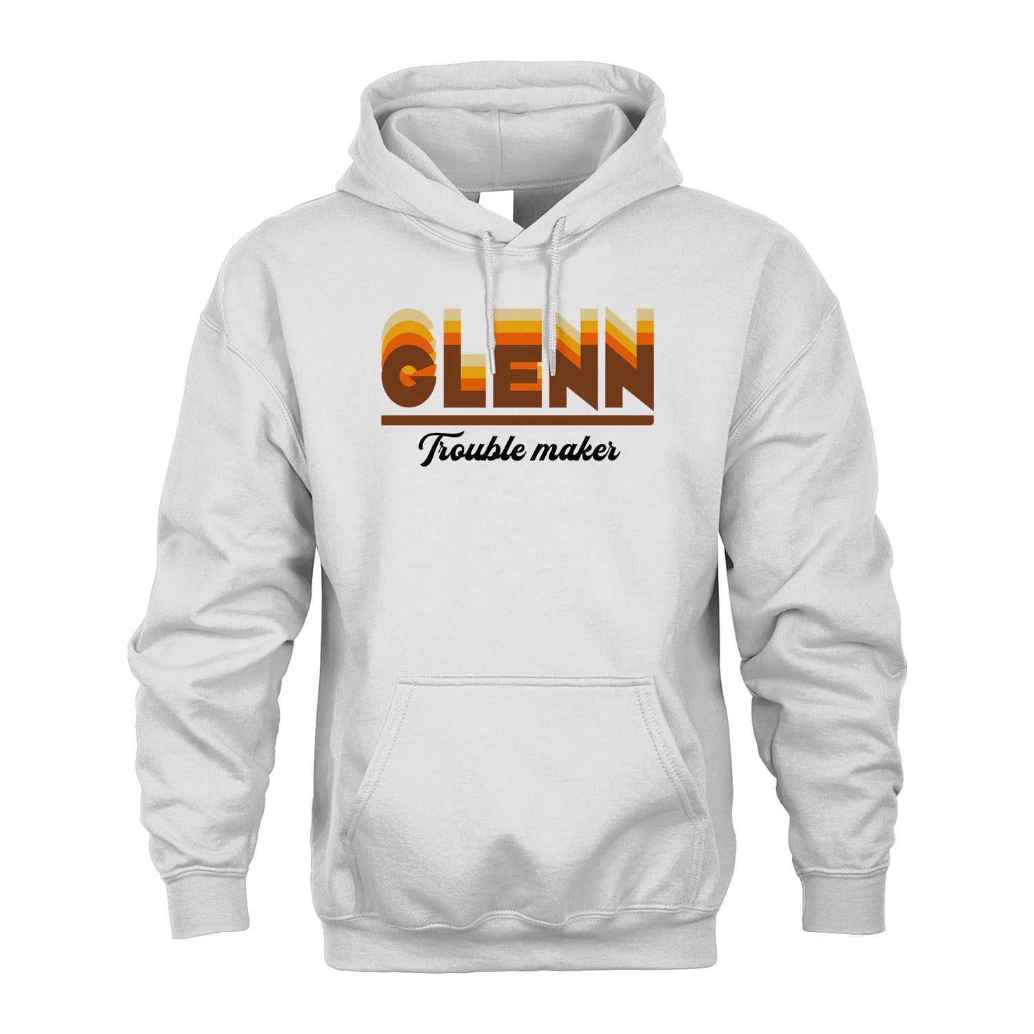 Your Name Trouble Maker Funny Shirt GLENN M1-34