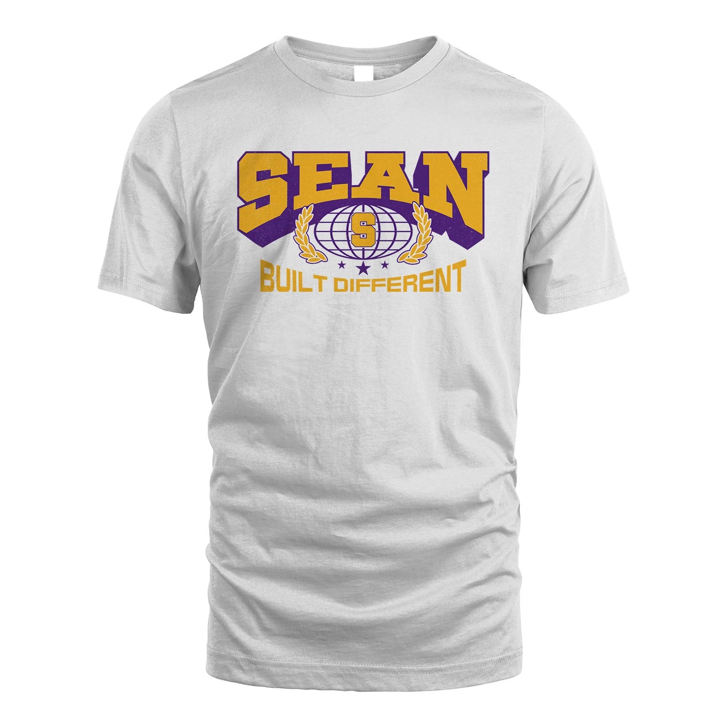 Your Name Built Different Sporty Shirt SEAN M1-32