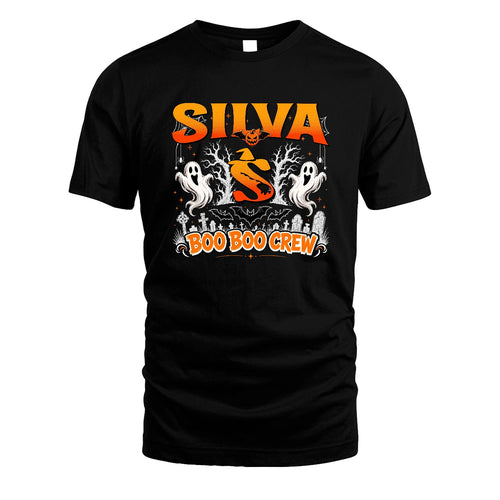 Boo Boo Crew Halloween Custom Name Shirt SILVA M1-28