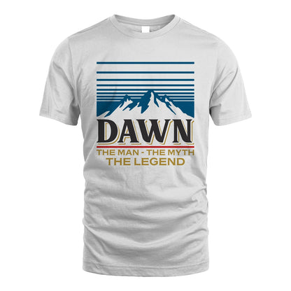 The Man The Myth The Legend Vintage Mountain Shirt DAWN M1-19