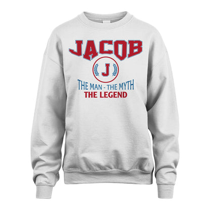 The Man The Myth The Legend Jet Style Shirt JACOB M1-9