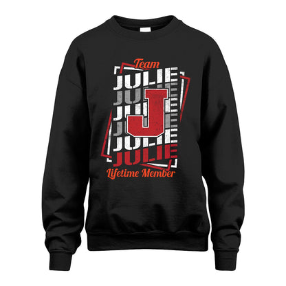 Team Your Name Lifetime Member Sporty Shirt JULIE M1-25