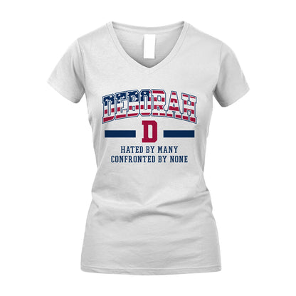 Hated By Many Confronted By None America Shirt DEBORAH M1-10