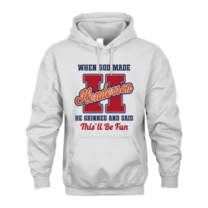 God Made Your Name Custom Shirt HENDERSON M1-16