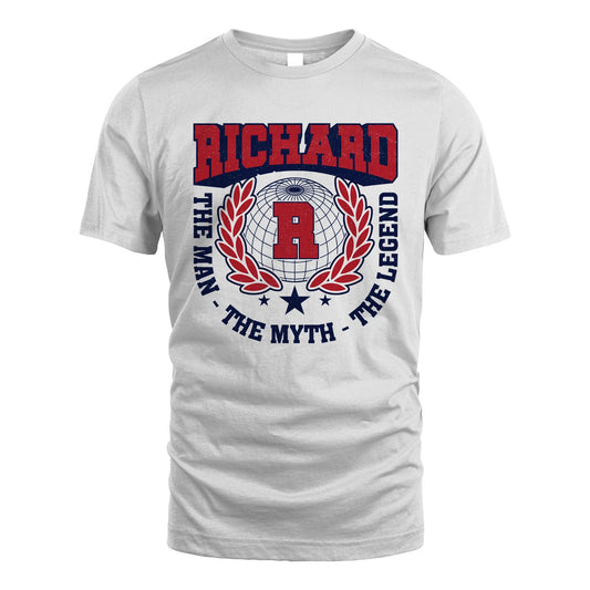 The Man The Myth The Legend Logo Shirt RICHARD M1-30