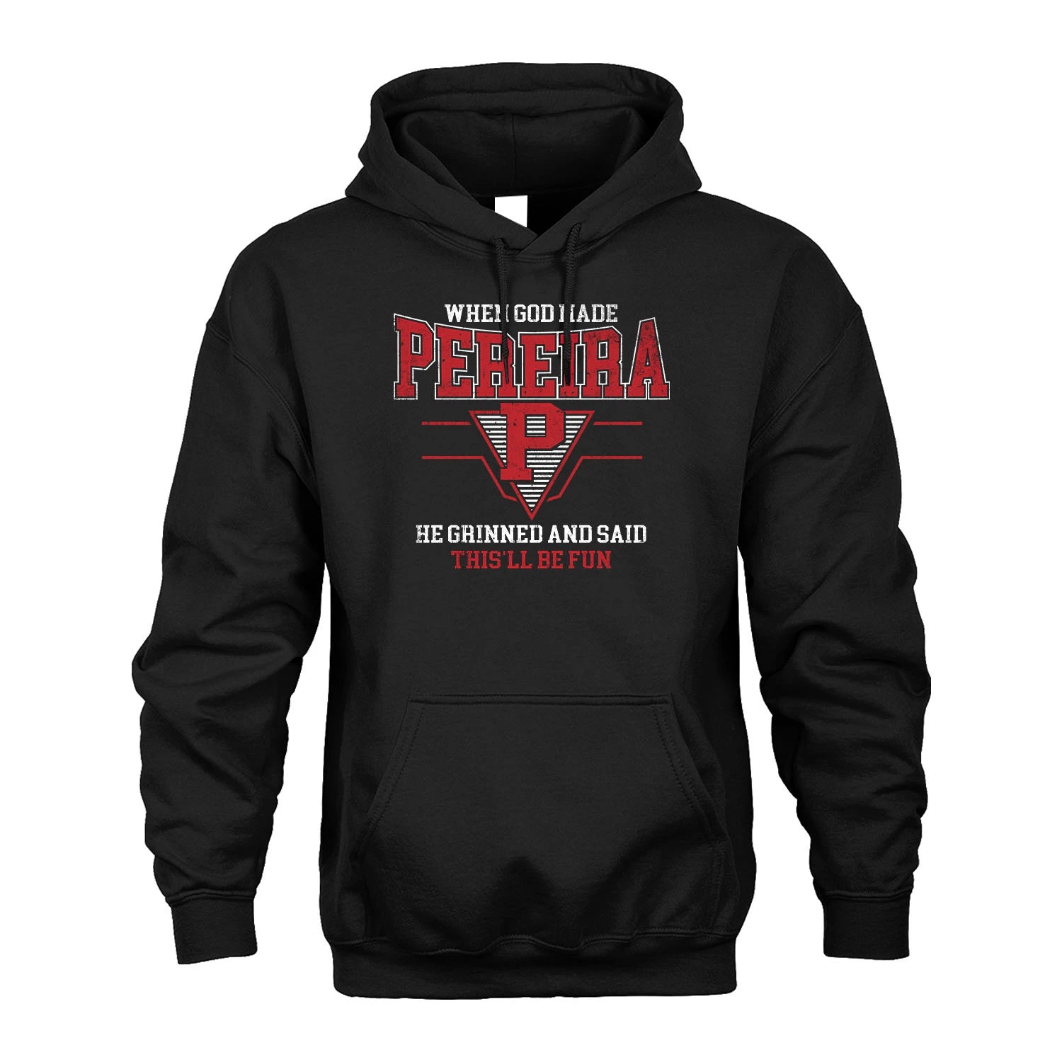 When God Made Your Name He Grinned And Said This'll Be Fun Baseball Shirt PEREIRA M1-29