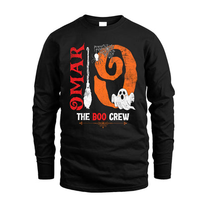 The Boo Crew Halloween With Your Name Shirt OMAR M1-23