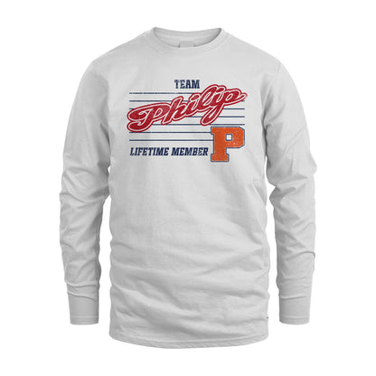 Team Your Name Lifetime Member Vintage Shirt PHILIP M1-24