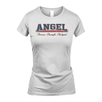 The Man The Myth The Legend Vintage Shirt ANGEL M1-6