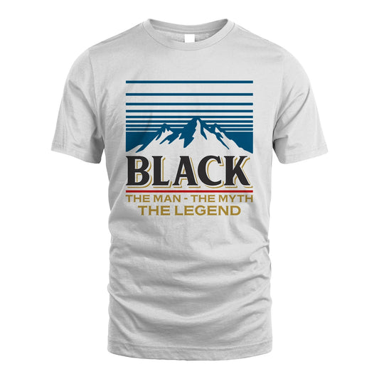The Man The Myth The Legend Vintage Mountain Shirt BLACK M1-19