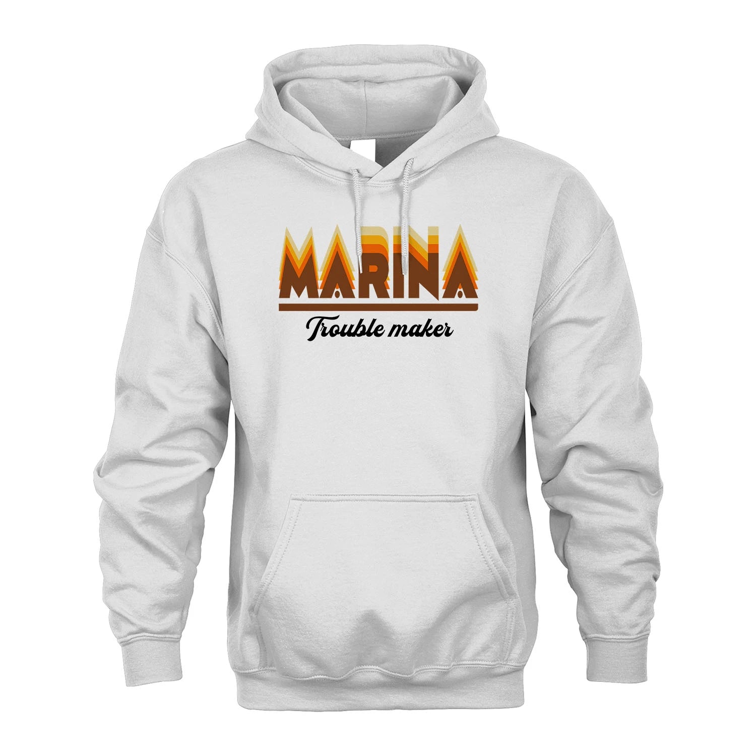 Your Name Trouble Maker Funny Shirt MARINA M1-34
