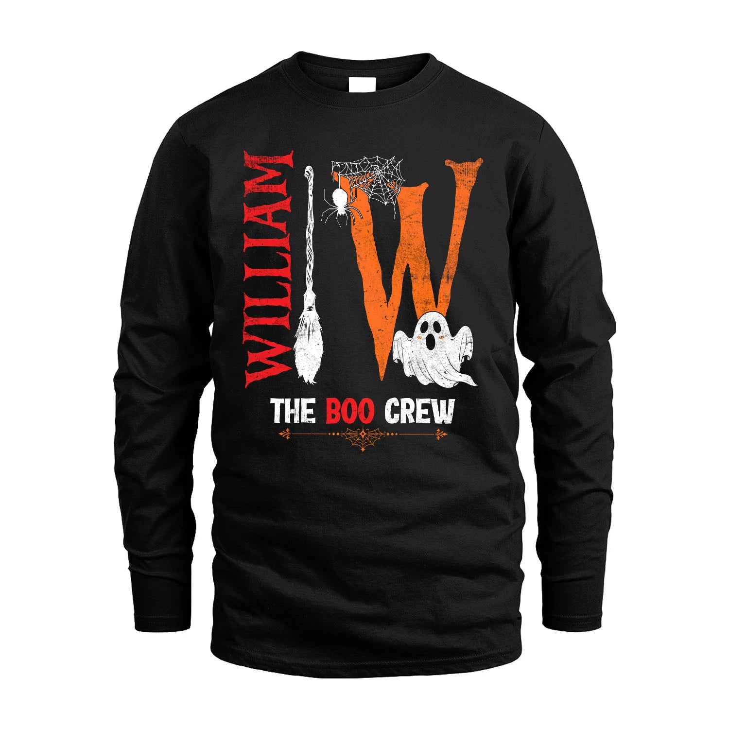 The Boo Crew Halloween With Your Name Shirt WILLIAM M1-23