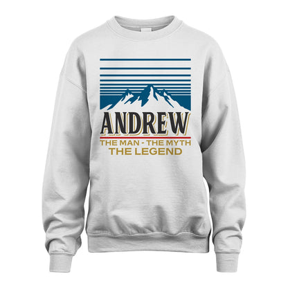 The Man The Myth The Legend Vintage Mountain Shirt ANDREW M1-19