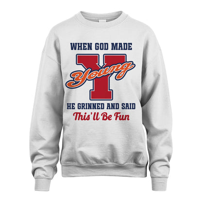 God Made Your Name Custom Shirt YOUNG M1-16
