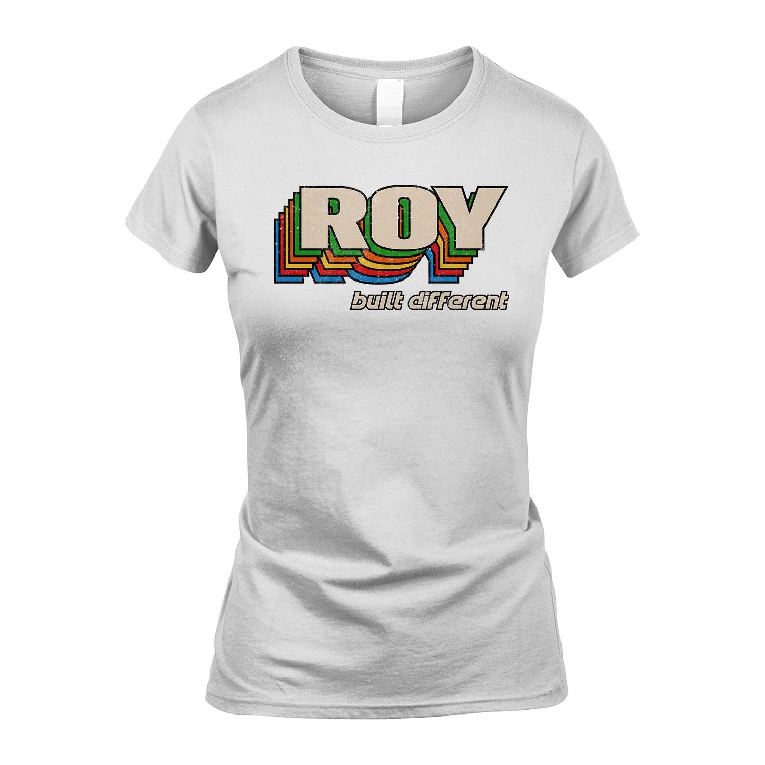 Your Name Built Different Retro Shirt ROY M1-26