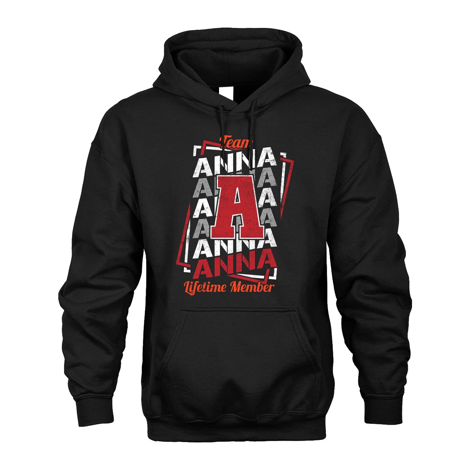 Team Your Name Lifetime Member Sporty Shirt ANNA M1-25