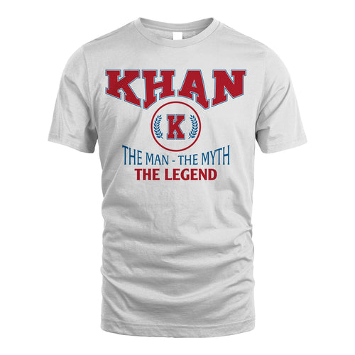 The Man The Myth The Legend Jet Style Shirt KHAN M1-9