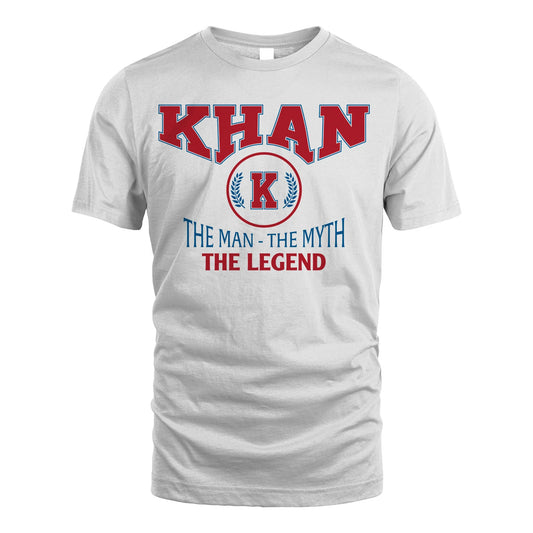 The Man The Myth The Legend Jet Style Shirt KHAN M1-9