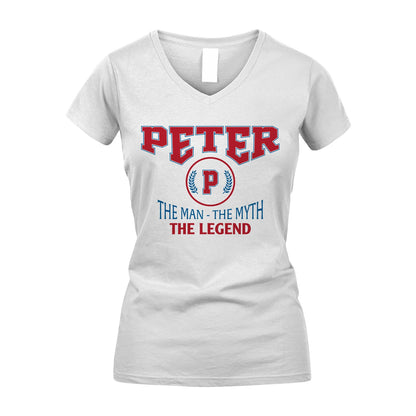 The Man The Myth The Legend Jet Style Shirt PETER M1-9