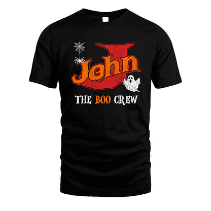 The Boo Crew Halloween Custom Name Shirt JOHN M1-22