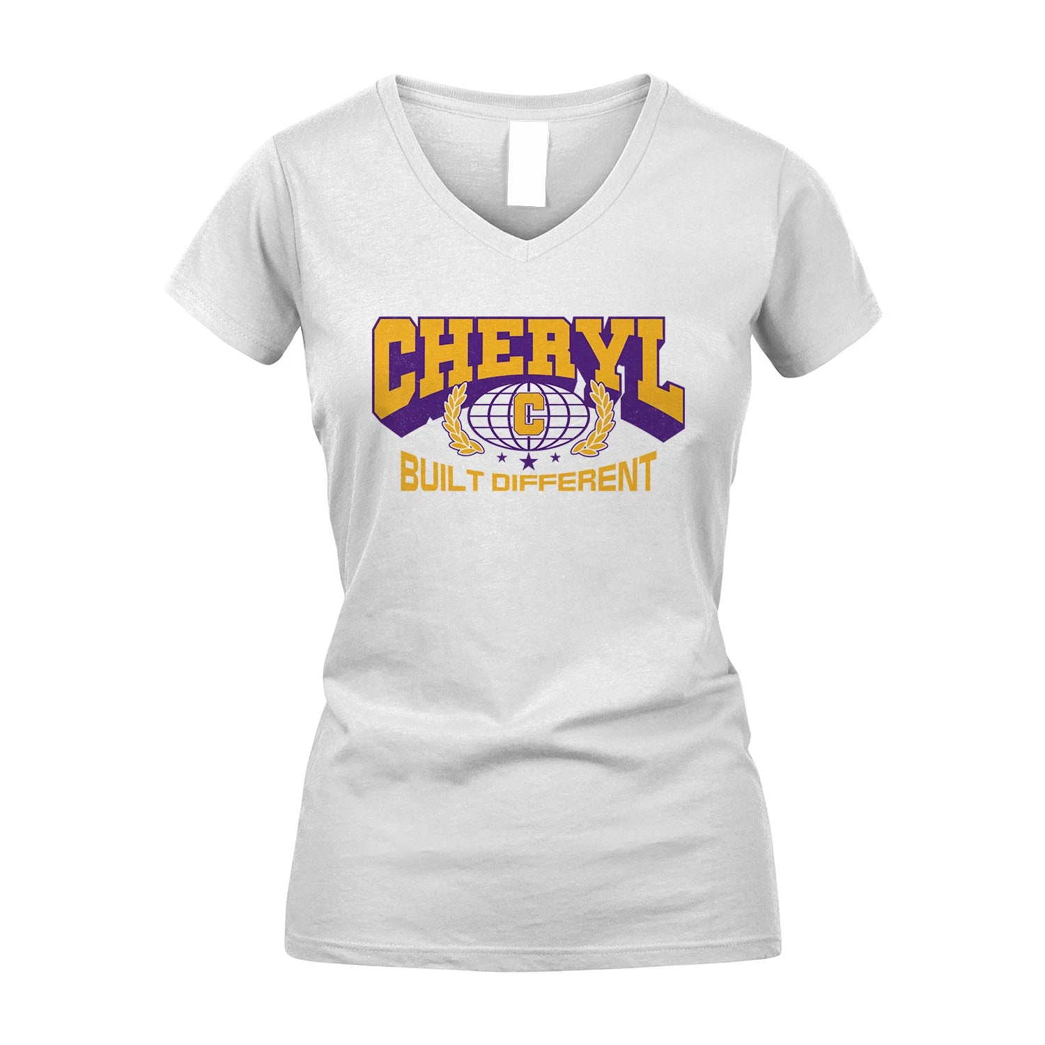 Your Name Built Different Sporty Shirt CHERYL M1-32