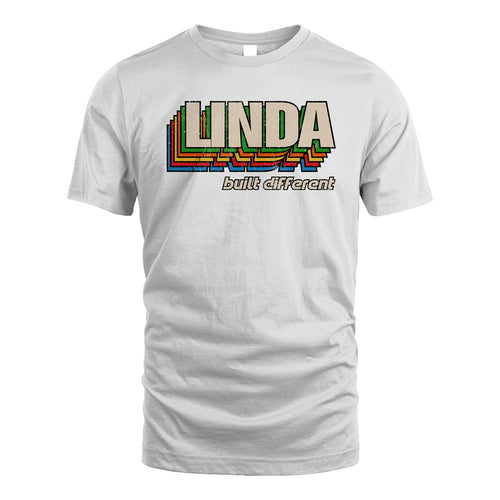 Your Name Built Different Retro Shirt LINDA M1-26