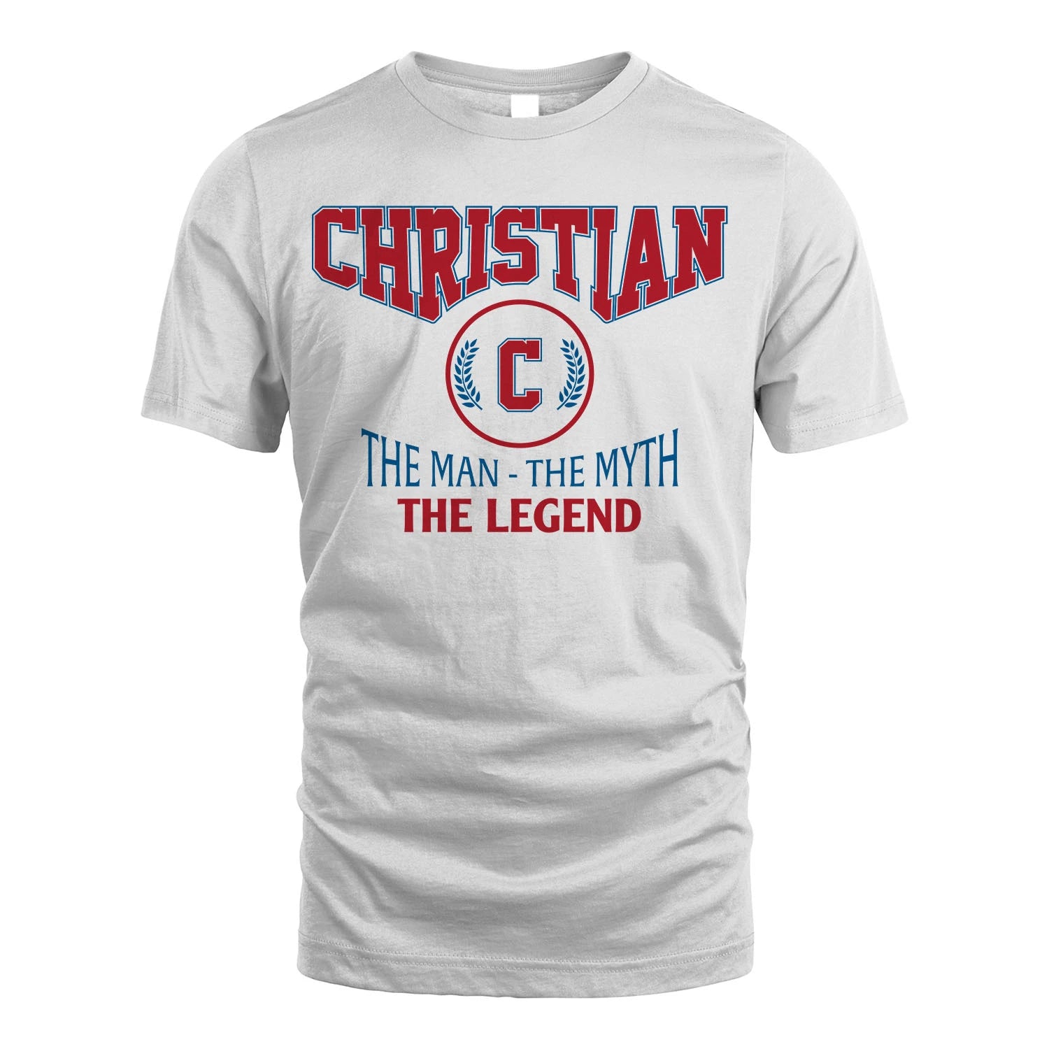 The Man The Myth The Legend Jet Style Shirt CHRISTIAN M1-9