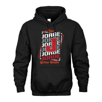 Team Your Name Lifetime Member Sporty Shirt JORGE M1-25