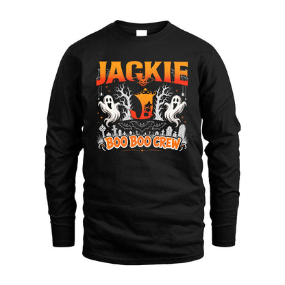 Boo Boo Crew Halloween Custom Name Shirt JACKIE M1-28