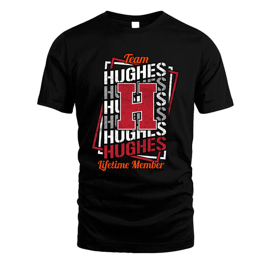 Team Your Name Lifetime Member Sporty Shirt HUGHES M1-25