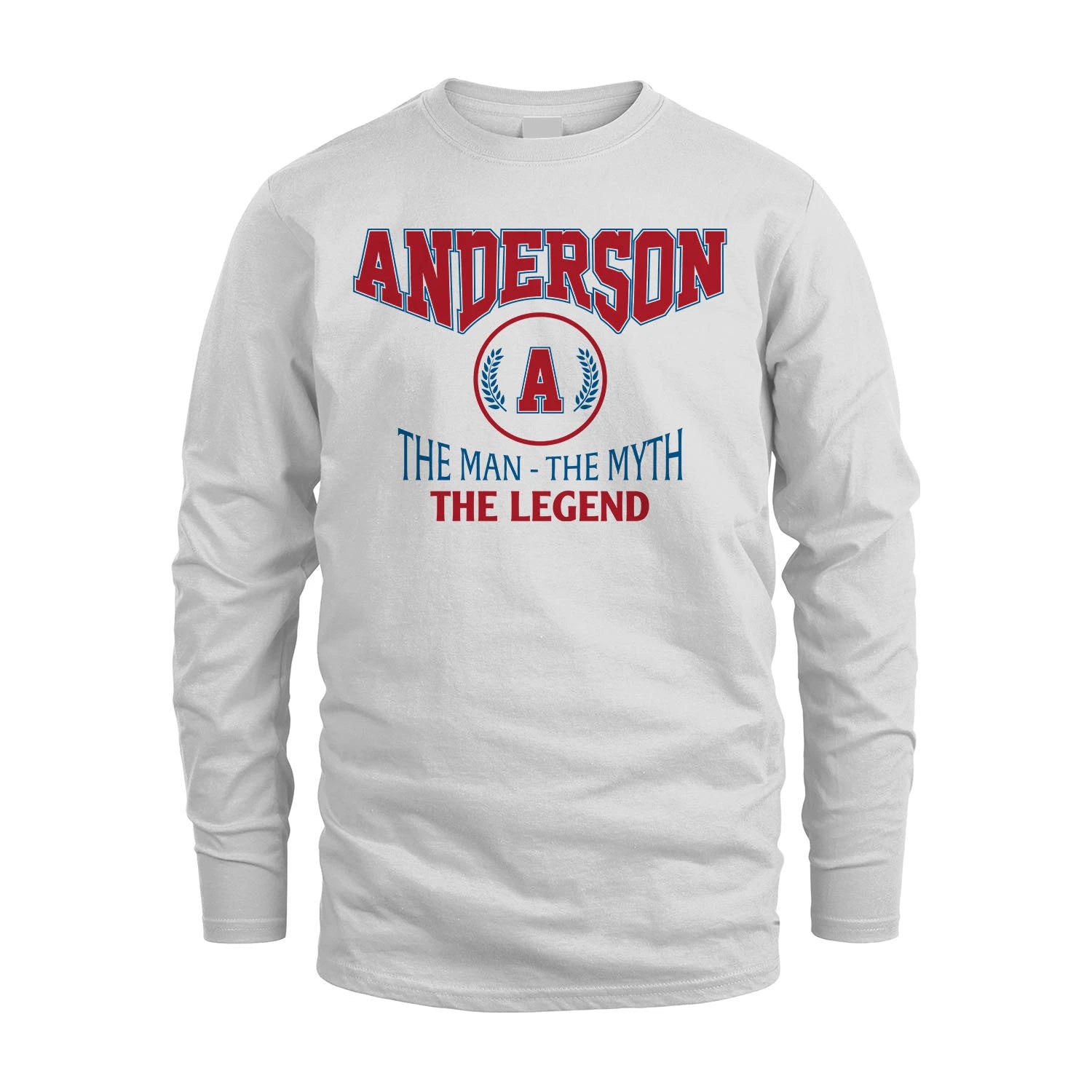 The Man The Myth The Legend Jet Style Shirt ANDERSON M1-9