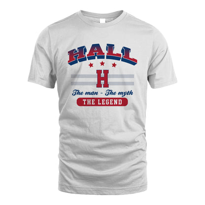 The Man The Myth The Legend With Your Name Shirt HALL M1-35