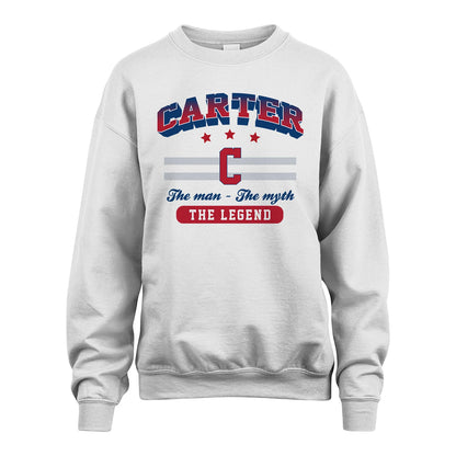 The Man The Myth The Legend With Your Name Shirt CARTER M1-35